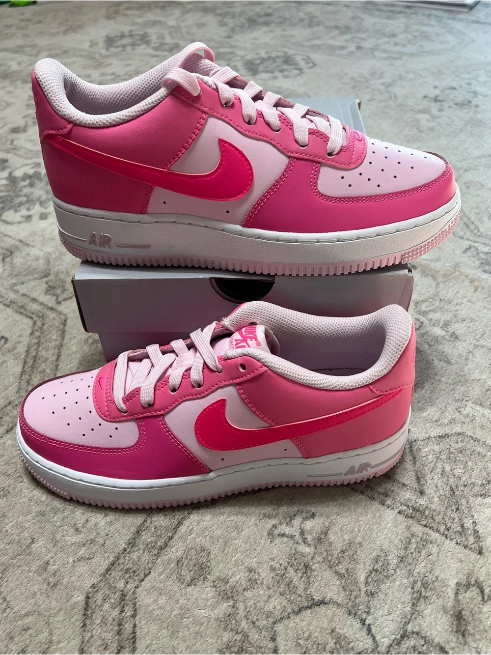 Nike Air Force 1 Pinksicle/Pink Foam/ Hyper Pink Youth 6/ Women’s 7.5 - Picture 1 of 13
